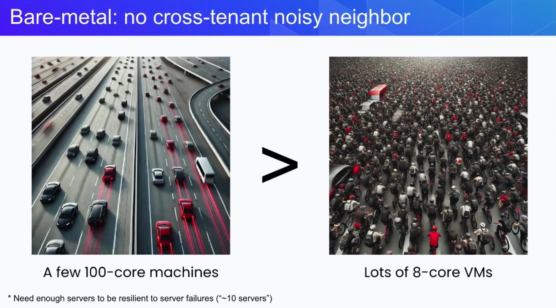 Control over your machine increases your performance and can be more economical.